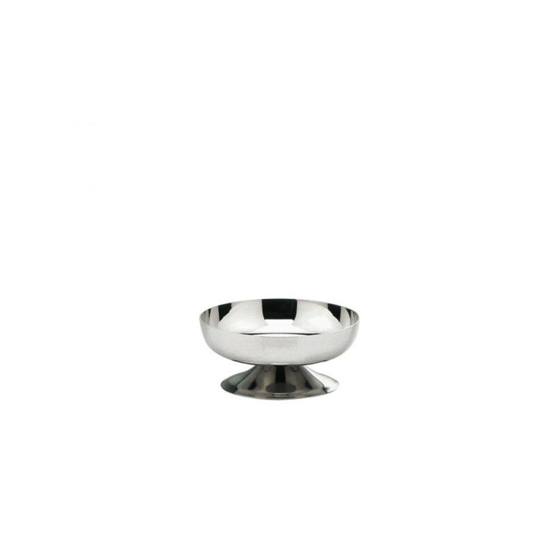 Ice cream bowl 4.1" dia. x 1.8" 4 oz Neutral Silverplate by Hepp