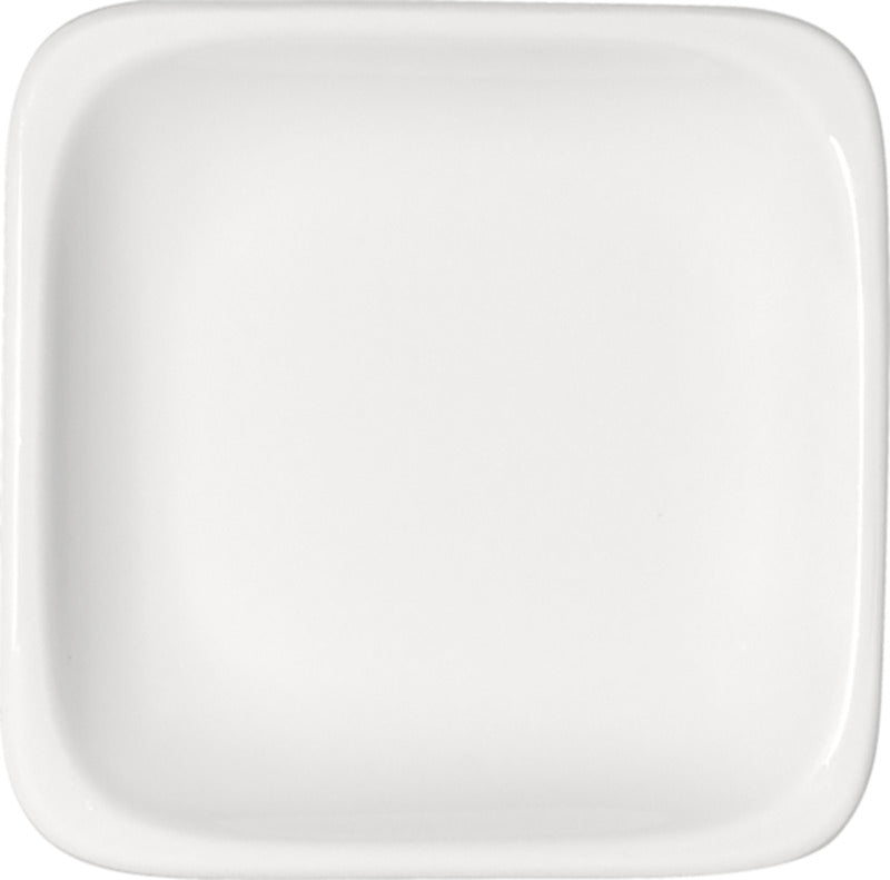 White Flat Square Plate 8.3