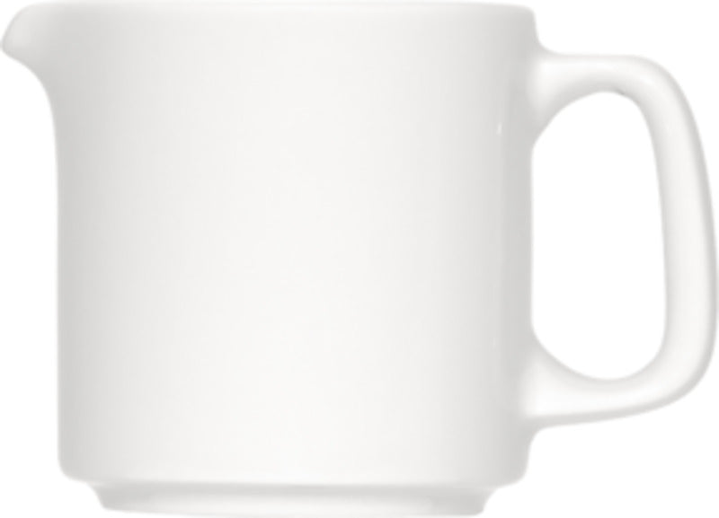 White Creamer With Handle 3.9