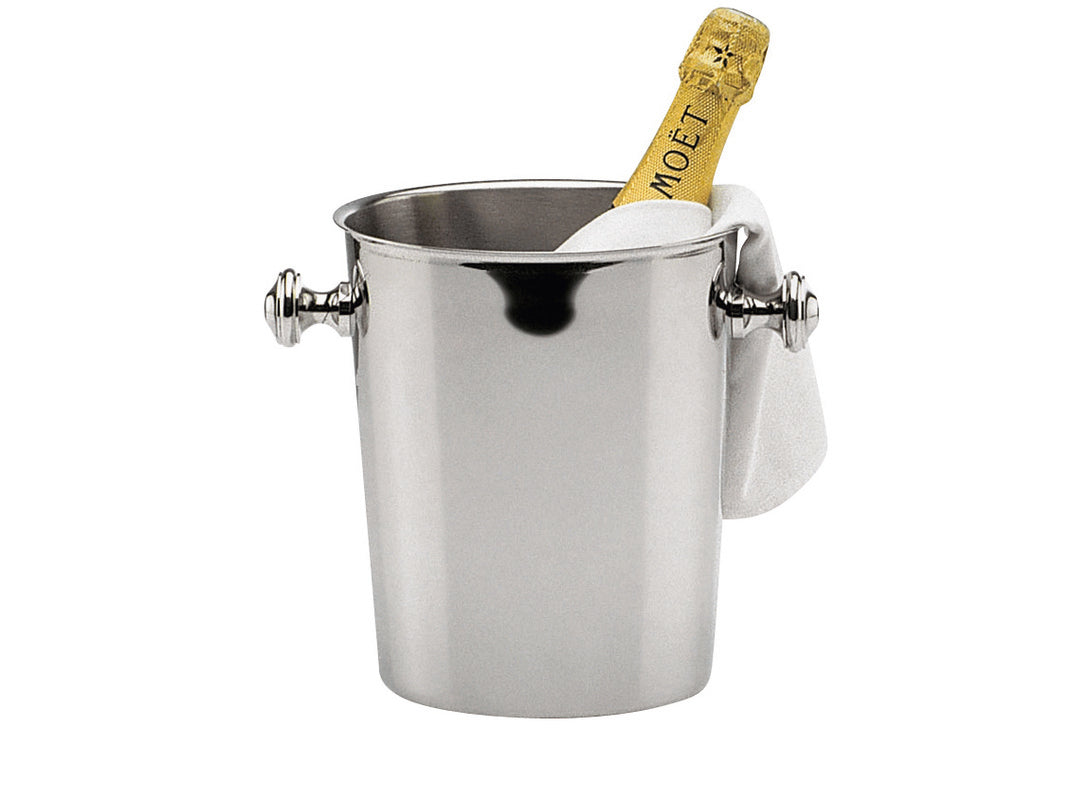 Wine cooler 7.4" dia. x 8.6" 165 oz Excellent Silverplate by Hepp