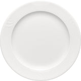White Flat Plate with Rim 9