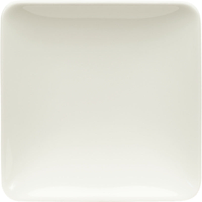 White Square Flat Coupe Plate 3.5