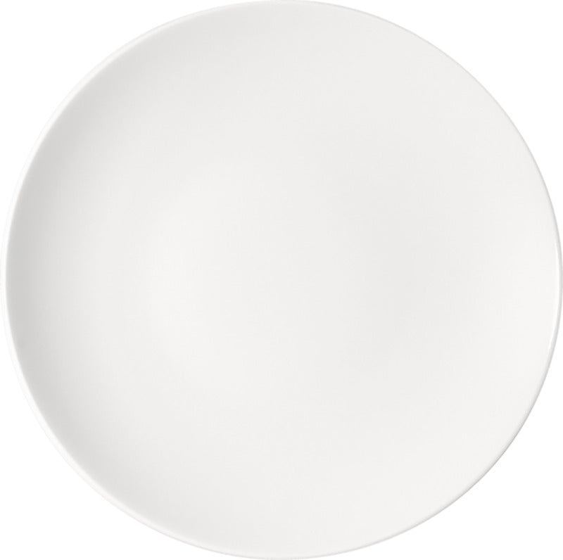White Half Deep Coupe Plate 11.1