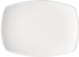White Rectangular Coupe Platter 14.2