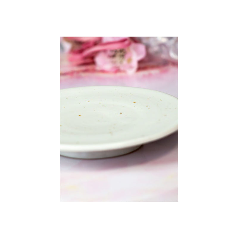 Footed Plate SR1002 A3 C1 8.6" dia. Custo Stocked by Studio Raw