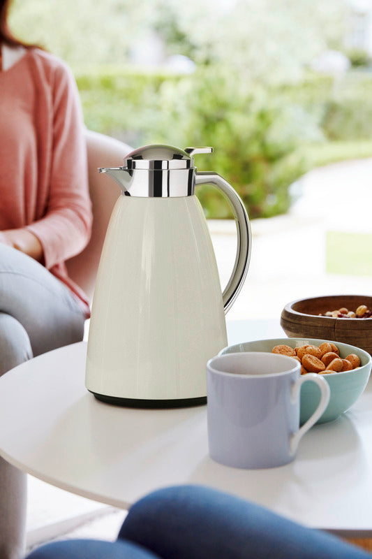 White Vacuum Jug 9.3" 33.8 oz Campo by Emsa