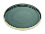Grey Flat Round Plate 8.3