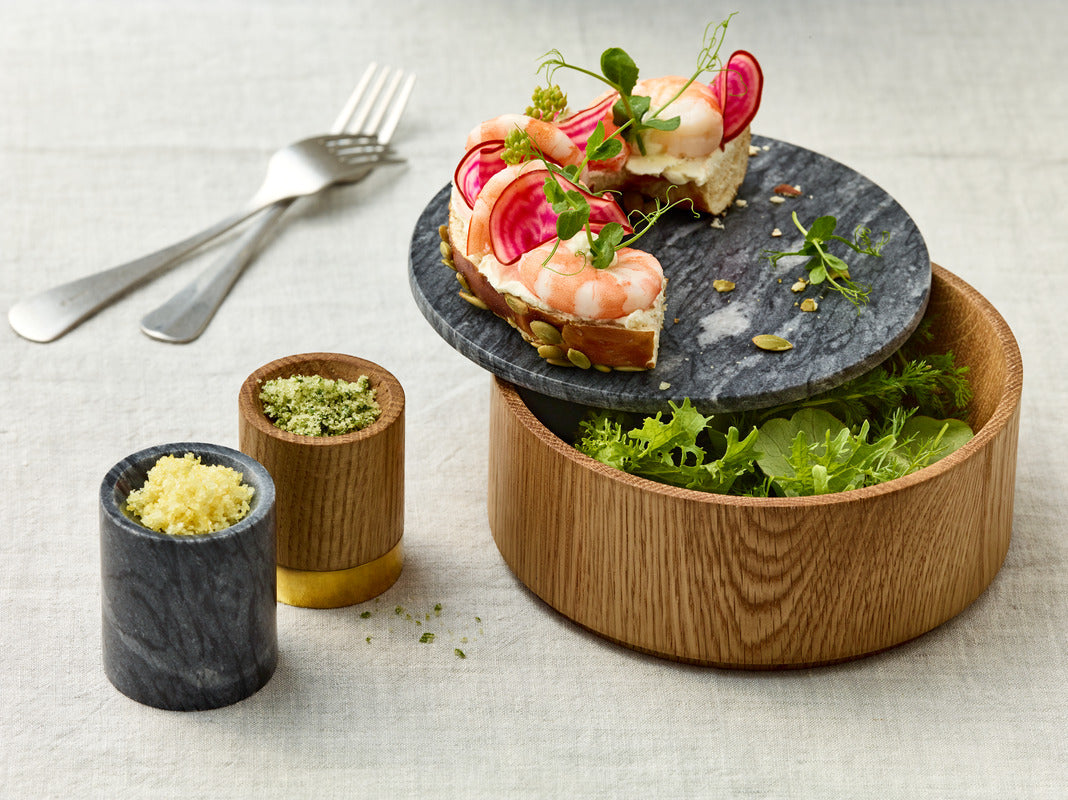 Gourmet Bowl with Lid 6.3" dia. Material Mix by Playground