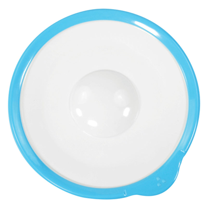 White Saucer with Blue Rim 5.3