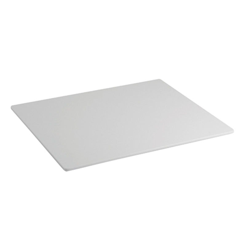 White Flat Rectangular Platter 13.8