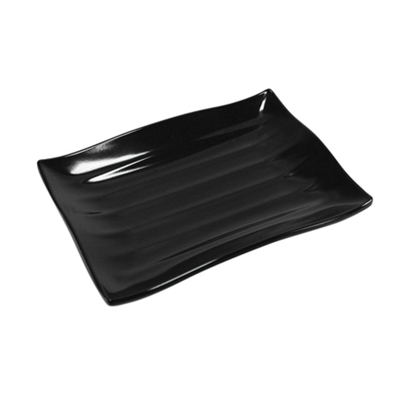 Black Wavy Platter 5.9