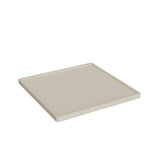 Cream Medium Square Plate 10.0