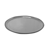Charcoal Gray Marl Shallow Dish 15.3
