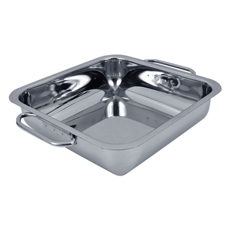 Stainless Steel Square Balti Dish 10.0 x 10.0 x 2.6 3.4 qt Basic by –  BauscherHepp
