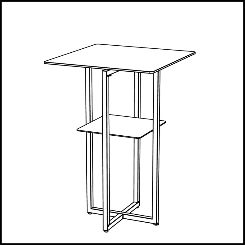 Square Scape_70 27.5" x 27.5" x 41.3" Scape by Venta