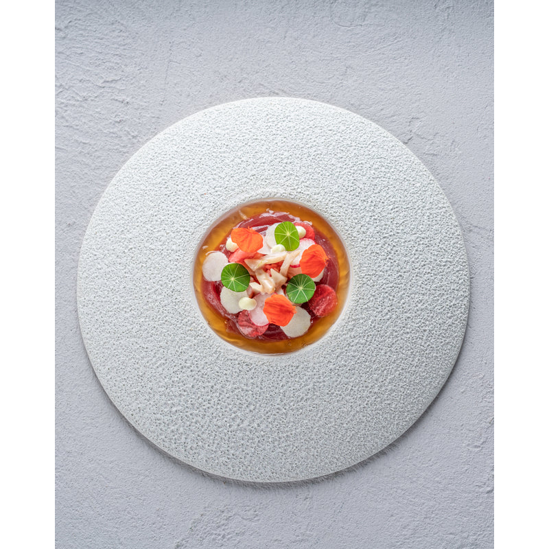 Round Plate SRH007 A1 C1 9.8" dia. Custom Stocked by Studio Raw