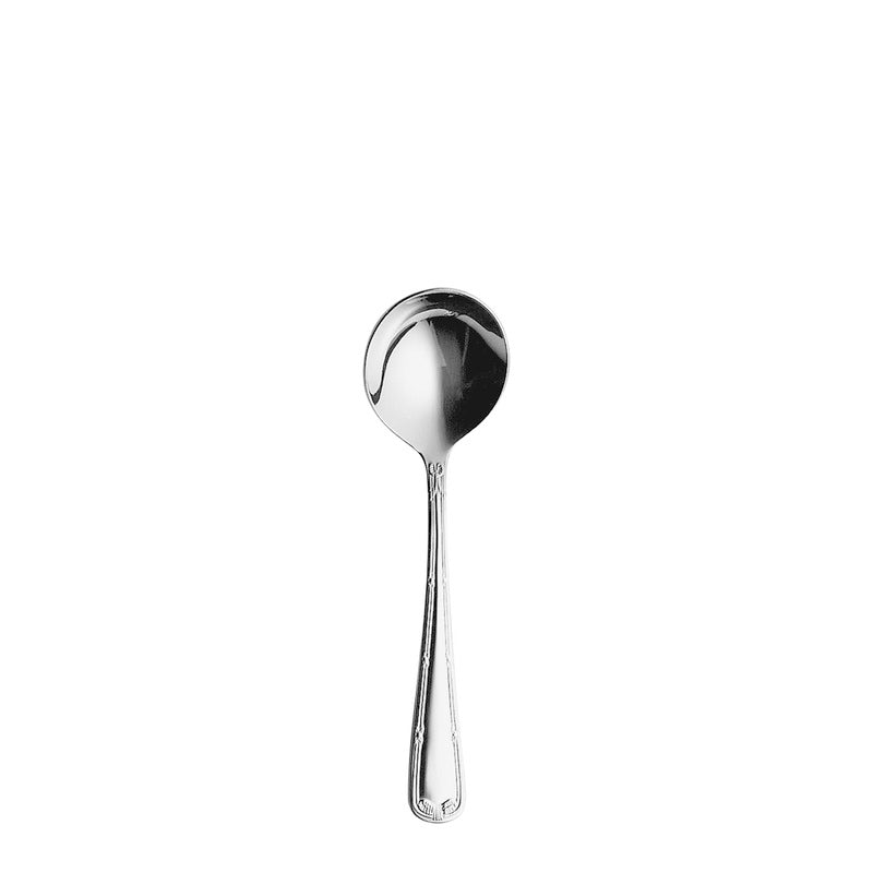 Round Soup Spoon 7.1" Kreuzband Silverplate by Hepp