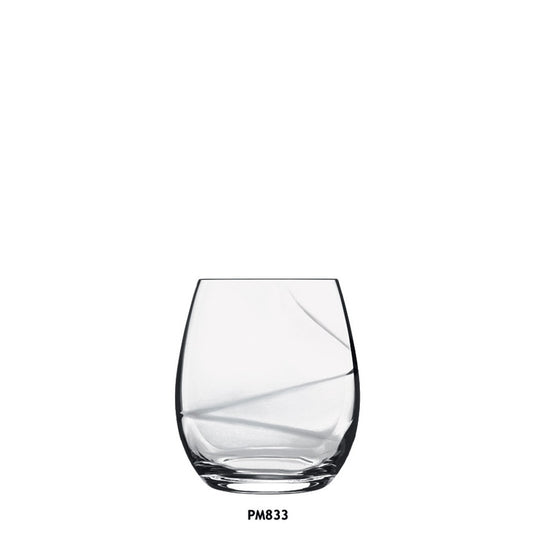 Stemless 3.4" dia. x 3.9" 13.5 oz Aero by Luigi Bormioli