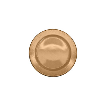 Natural Sand Flat Plate 9.4" dia. x 0.9" Bauhaus & B1100 by Bauscher