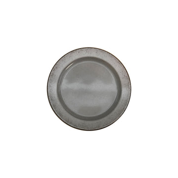 Natural Grey Flat Plate 10.1" dia. x 1" Bauhaus & B1100 by Bauscher