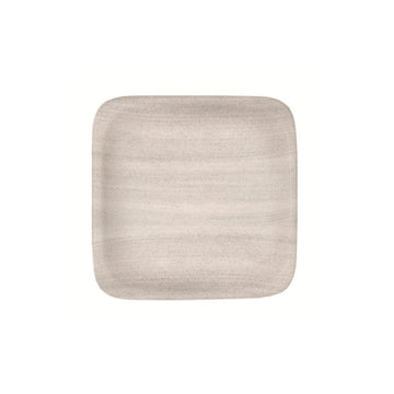 Ceramica Grey Square Plate 5.9" x 5.9" Modern Rustic by Bauscher