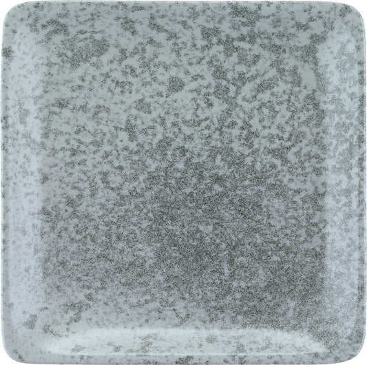 Flat Square Plate 11.4" dia. x 0.9"  Sandstone Grey by Bauscher