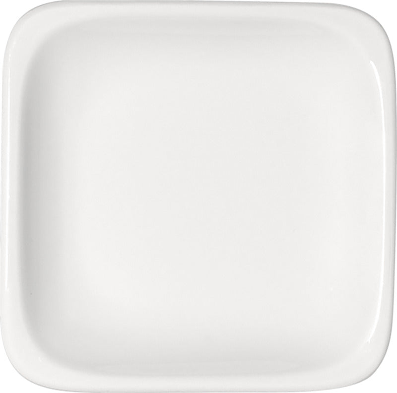 White Flat Square Plate 12.5