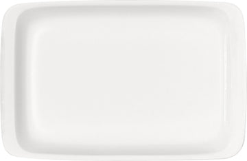 White Rectangular Platter 8.5" x 5.6" x 0.9" Bauhaus & B1100 by Bauscher
