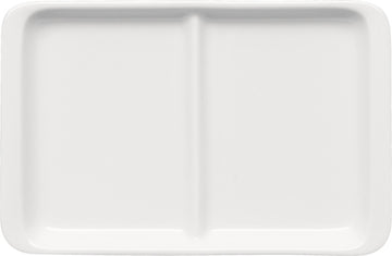 White Rectangular Platter 8.3" dia. x 0.9" Bauhaus & B1100 by Bauscher