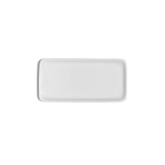 Ceramica Grey Rectangular Platter 11.8" x 5.9" Modern Rustic by Bauscher