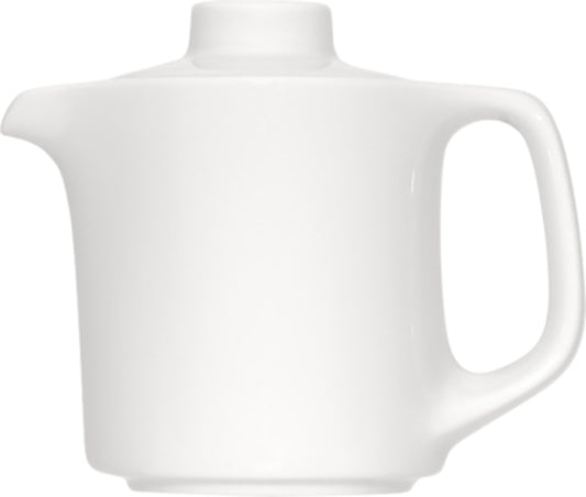 White Coffeepot Complete 5.2" dia. x 4.5" 9.5 oz Bauhaus & B1100 by Bauscher