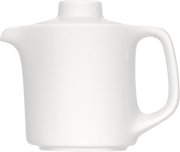 White Coffeepot Complete 5.2" dia. x 4.5" 9.5 oz Bauhaus & B1100 by Bauscher
