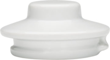 White Teapot Lid 3.3" dia. x 1.6" 11.8 oz Bauhaus & B1100 by Bauscher