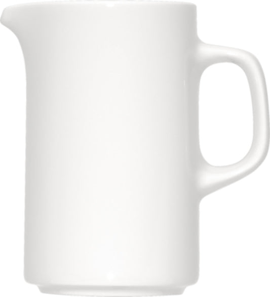 White Creamer 5" dia. x 5.5" 16.9 oz Bauhaus & B1100 by Bauscher