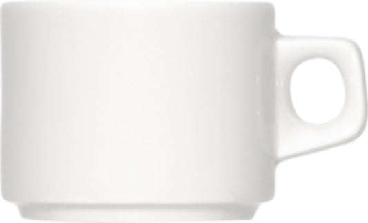 White Demitasse Cup 2.5" dia. x 2" 3.4 oz Bauhaus & B1100 by Bauscher