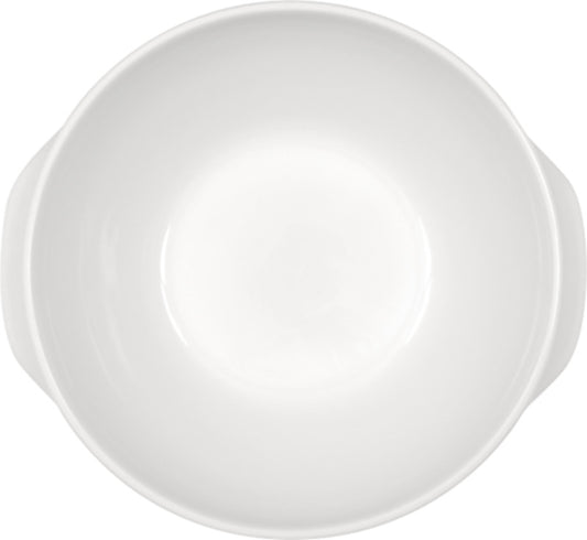 White Stew Bowl 6.5" dia. x 2.8" 31.5 oz Bauhaus & B1100 by Bauscher