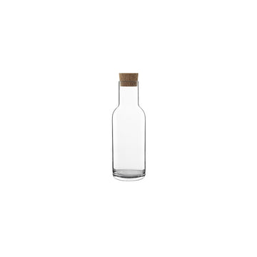 Carafe with Cork Stopper 3.5" dia. x 11.3" 34 oz Sublime by Luigi Bormioli