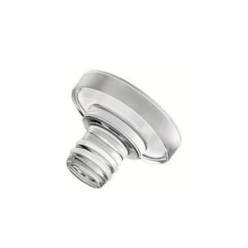 Glass Stopper 3" x 3" x 8.8" Optima by Luigi Bormioli