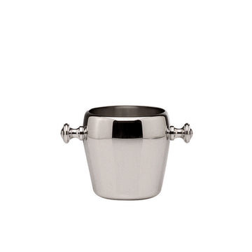 Ice bucket 4.9" dia. x 4.8" Excellent Silverplate by Hepp