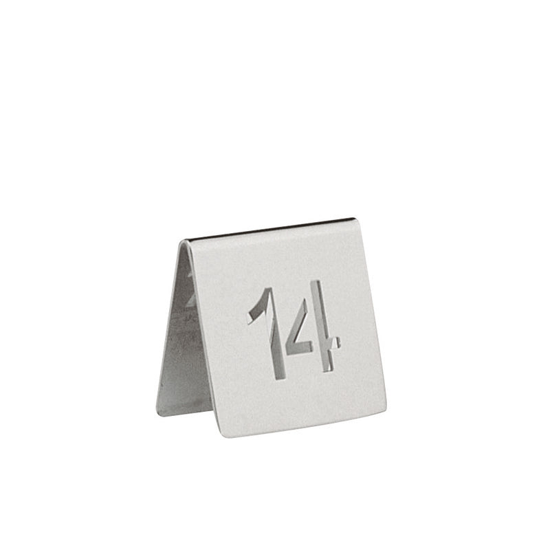 Table number sign 2.4" x 2.4" HEPP by Hepp