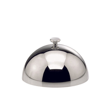 Dome cover 9.5" dia. x 5.6" Excellent Silverplate by Hepp