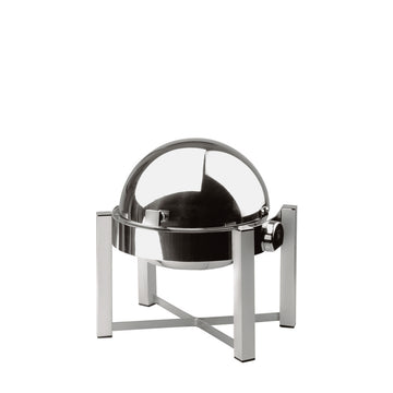 Chafing Dish Ø 30 cm,with full roll top cover 16.1" x 17.7" x 18.7" Arte by Hepp