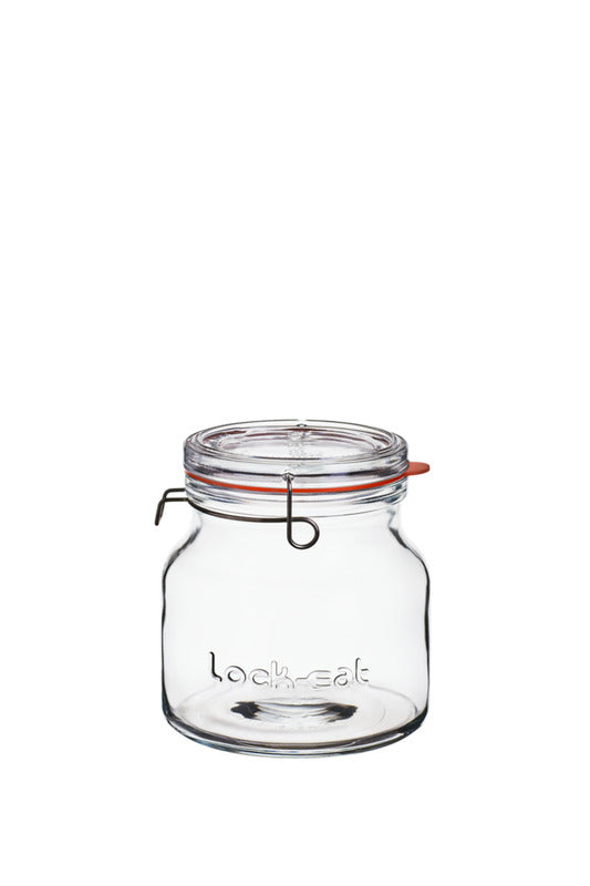 Handy Jar 2.8" x 2.8" x 9.3" 50.8 oz Lock-Eat by Luigi Bormioli