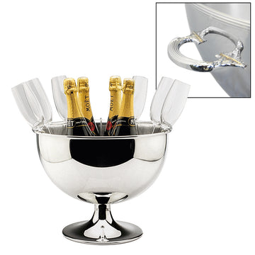 Champagne bowl 22.4" dia. x 15.6" 1267 oz Excellent by Hepp