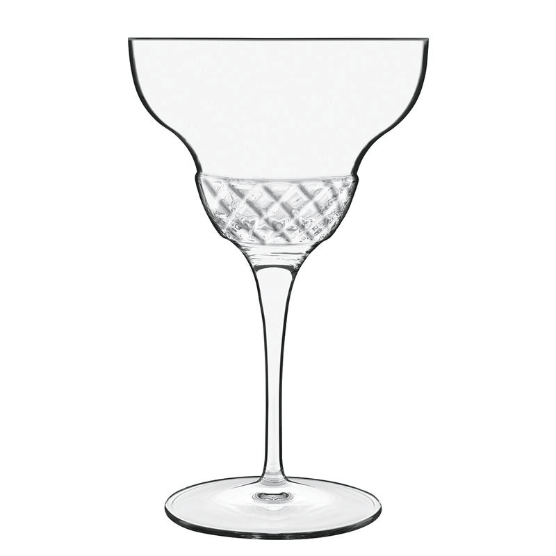 Margartia 2.8" x 2.8" x 5.8" 13.3 oz Roma 1960 by Luigi Bormioli
