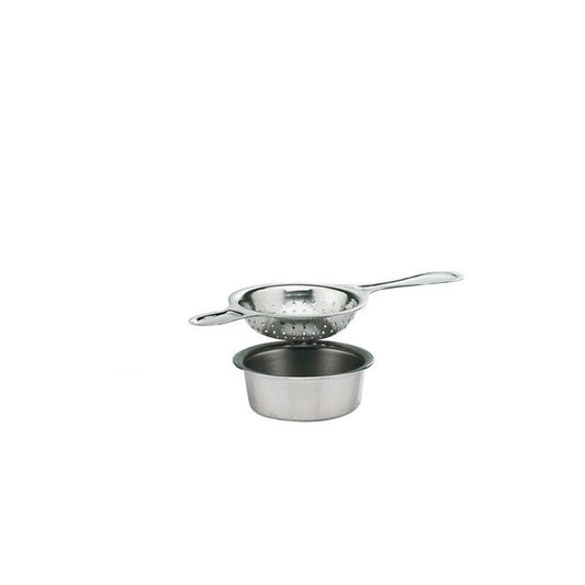 Tea strainer 6.6" x 2.6" x 1" HEPP Silverplate by Hepp
