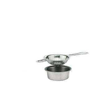 Tea strainer 6.6" x 2.6" x 1" HEPP Silverplate by Hepp