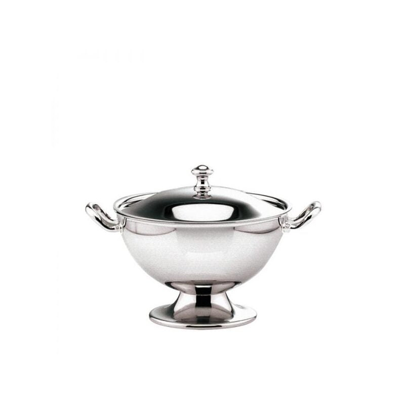 Soup tureen 6.6" dia. 25 oz Excellent Silverplate by Hepp