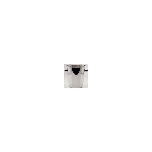 Wine cooler 9.1" dia. x 9.8" 246 oz Profile Silverplate by Hepp