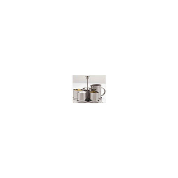 Sugar server 5.8" Profile (hollowware) Silverplate by Hepp